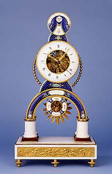 A Directoire clock by Laurent Ridel